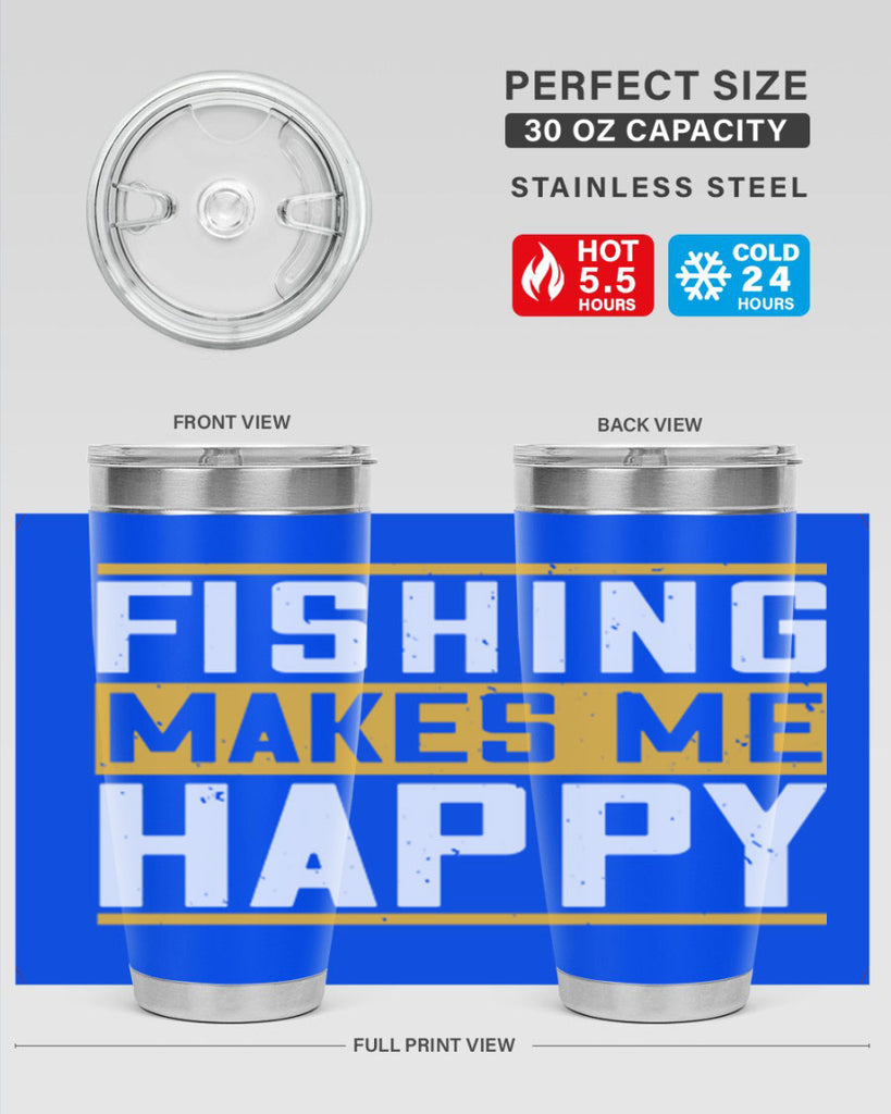 be happy and go for fishing 267#- fishing- Tumbler