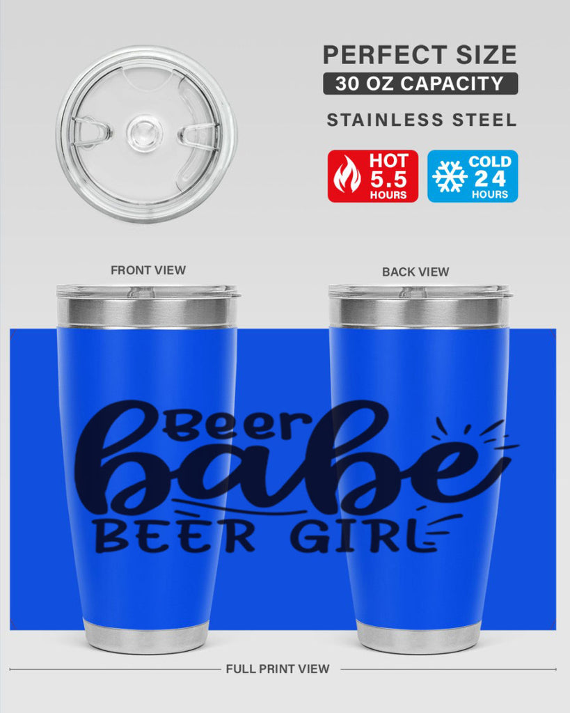 beer babe beer girl 136#- beer- Tumbler