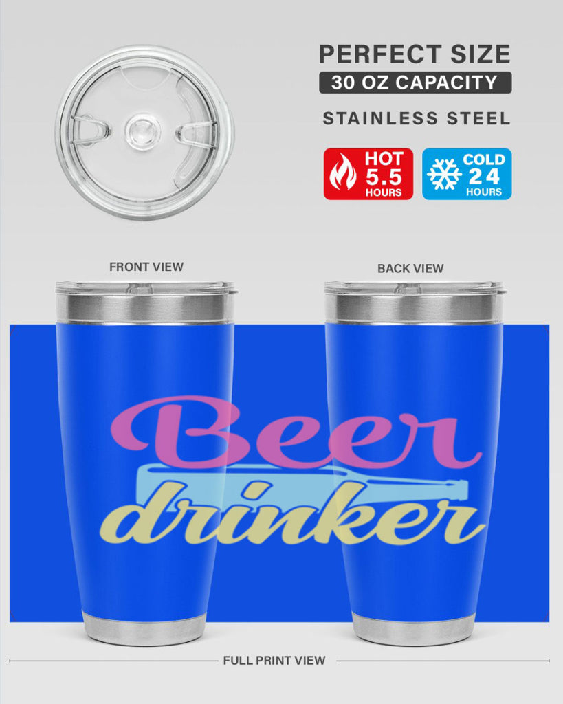 beer drinker 134#- beer- Tumbler