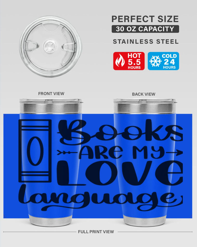 books are my love language 46#- reading- Tumbler