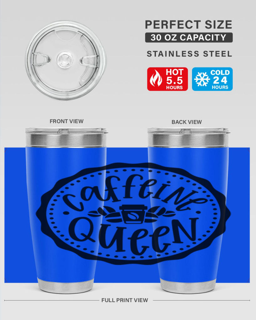 caffeine queen 185#- coffee- Tumbler