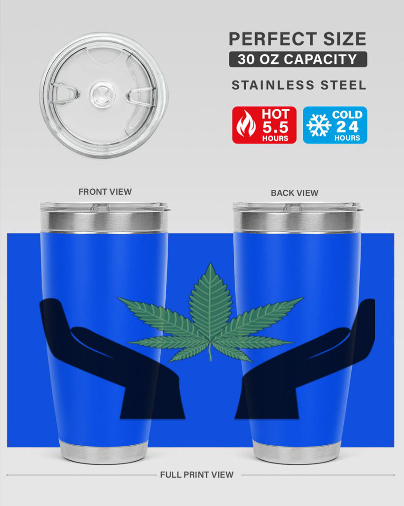 cannabis hands 44#- marijuana- Tumbler