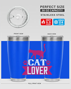 cat lover Style 32#- cat- Tumbler