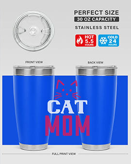 cat mom Style 34#- cat- Tumbler