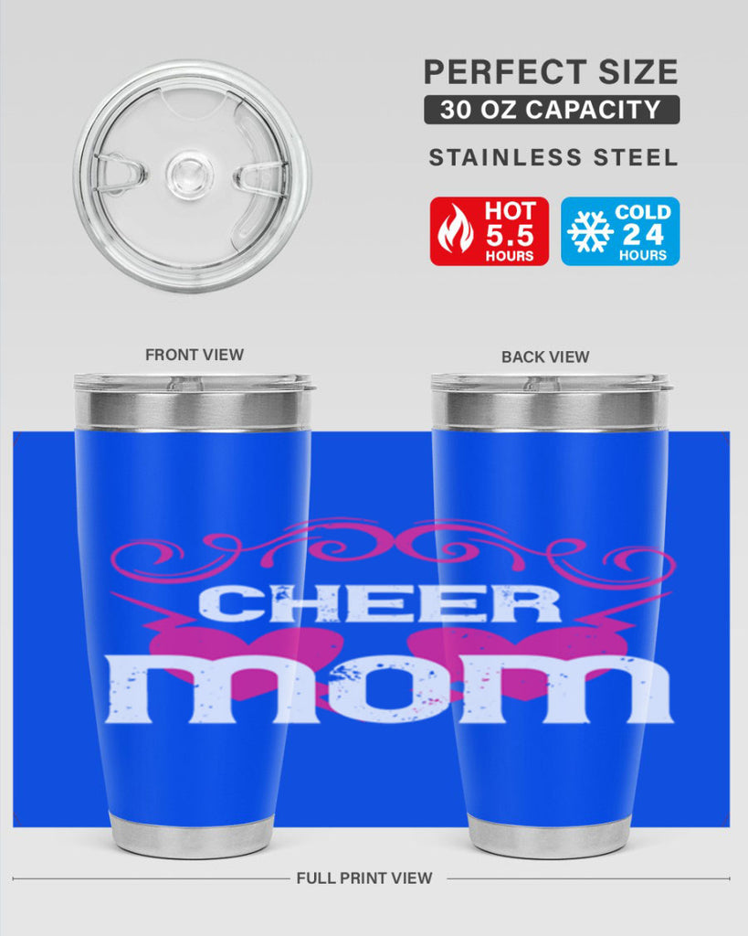 cheer mom 194#- mom- Tumbler