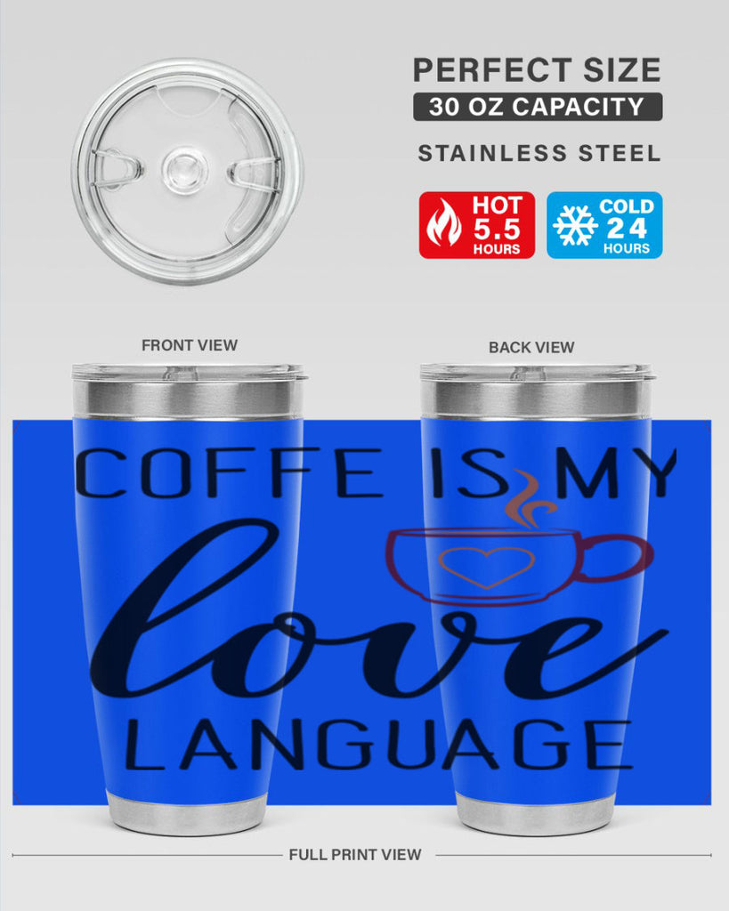 coffee language 245#- coffee- Tumbler