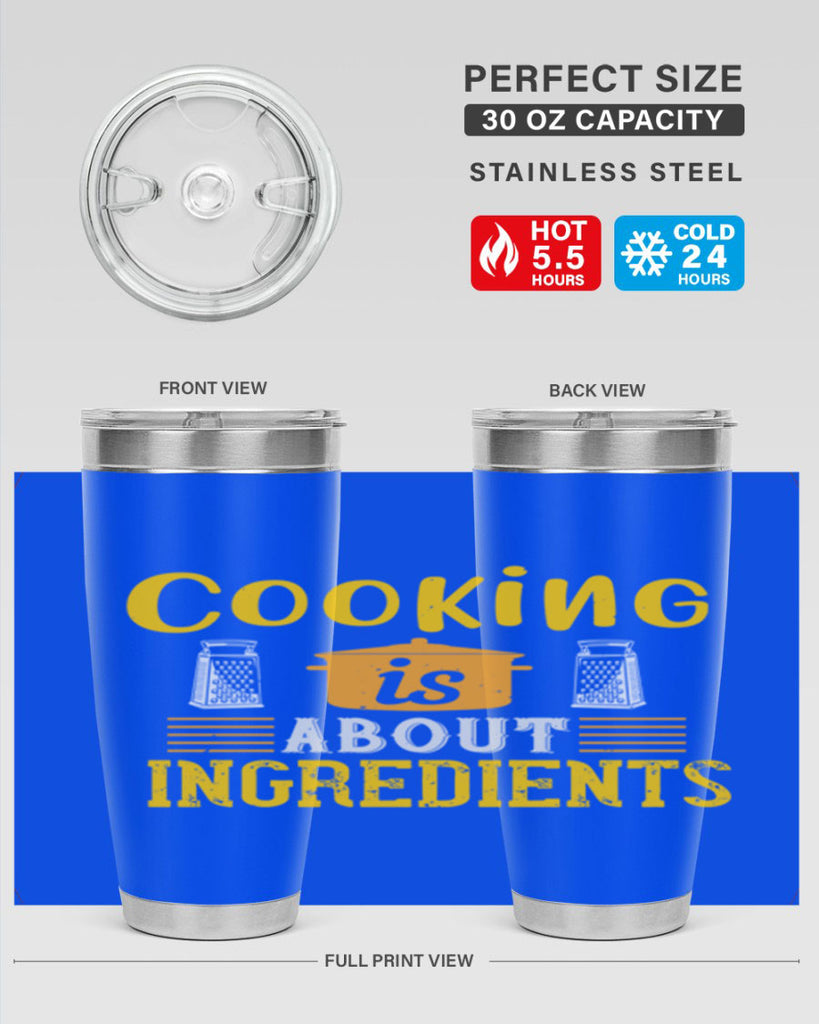 cooking is about ingredients 47#- cooking- Tumbler