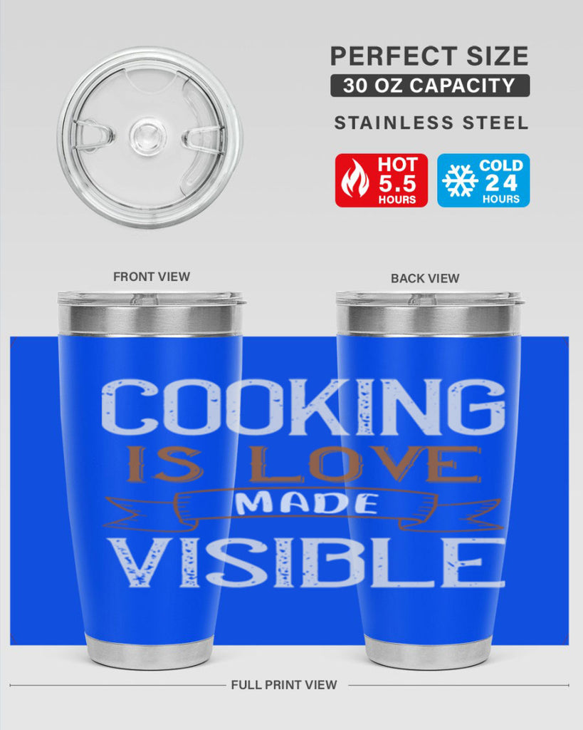 cooking is love made visible 43#- cooking- Tumbler