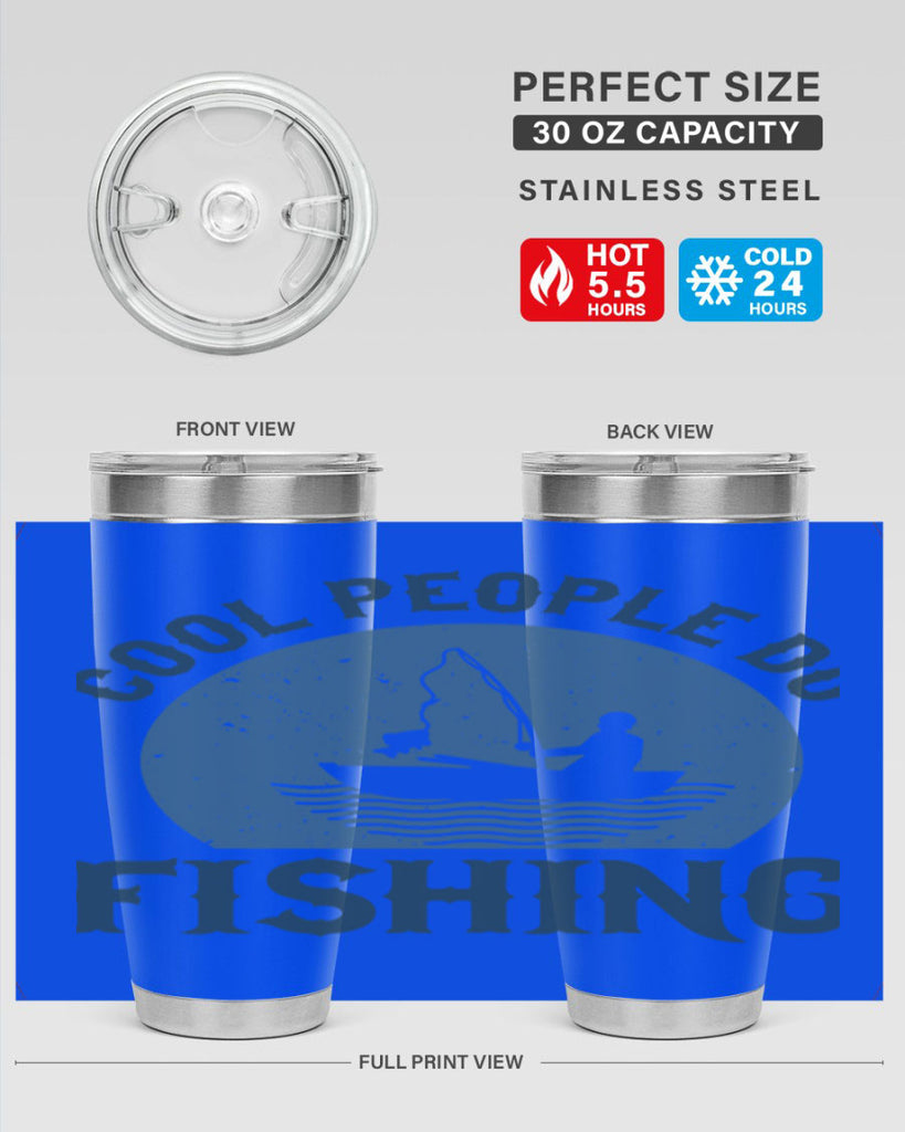 cool people do fishing 170#- fishing- Tumbler