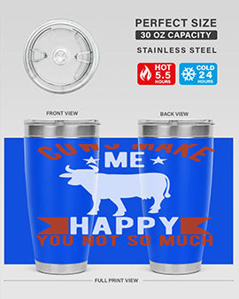 cows make me happy you not so much Style 5#- cow- Tumbler