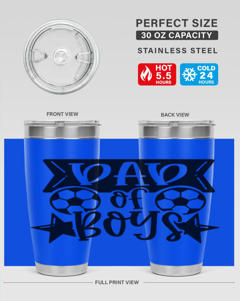 dad of boy 61#- fathers day- Tumbler