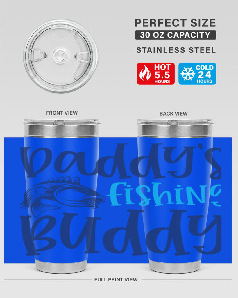 daddys fishing buddy 224#- fishing- Tumbler