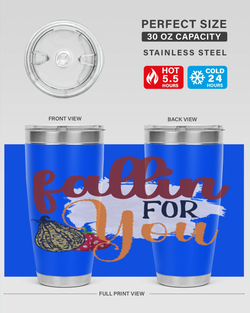 fallin for you 167#- fall- Tumbler
