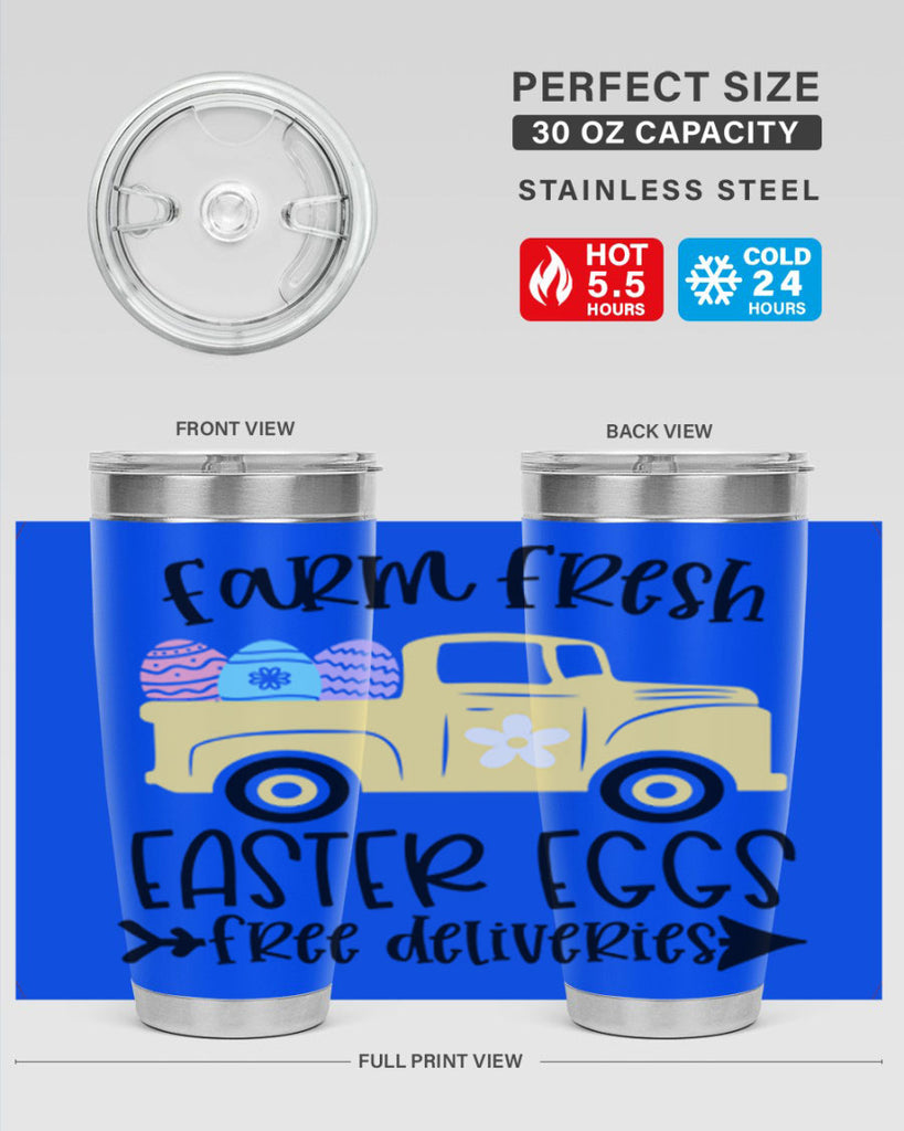 farm fresh easter eggs 46#- easter- Tumbler