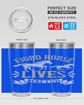 fjord horse lives matter Style 54#- horse- Tumbler