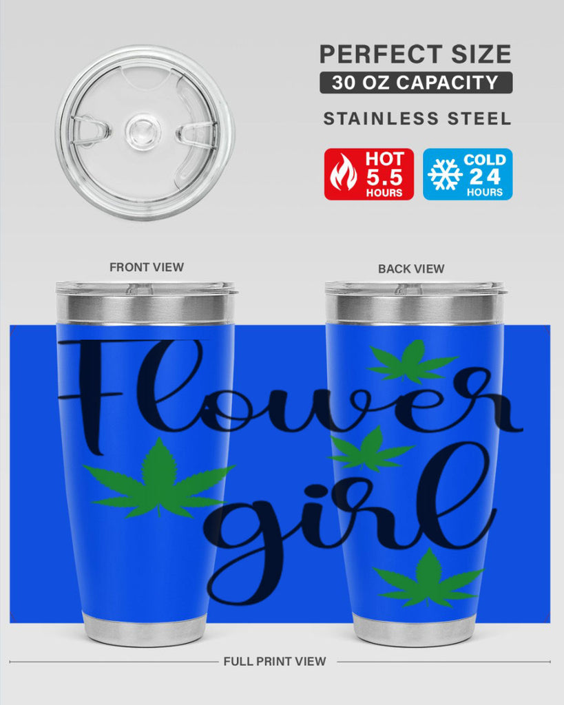 flower girl cannabis 84#- marijuana- Tumbler