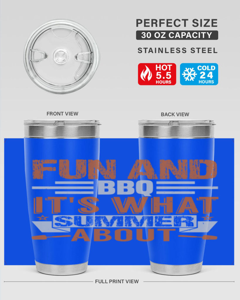 fun and bbq 44#- bbq- Tumbler