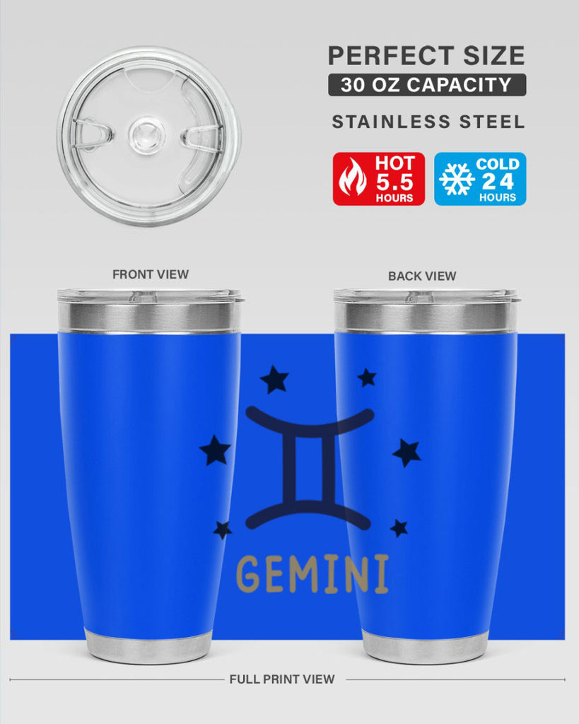 gemini 241#- zodiac- Tumbler