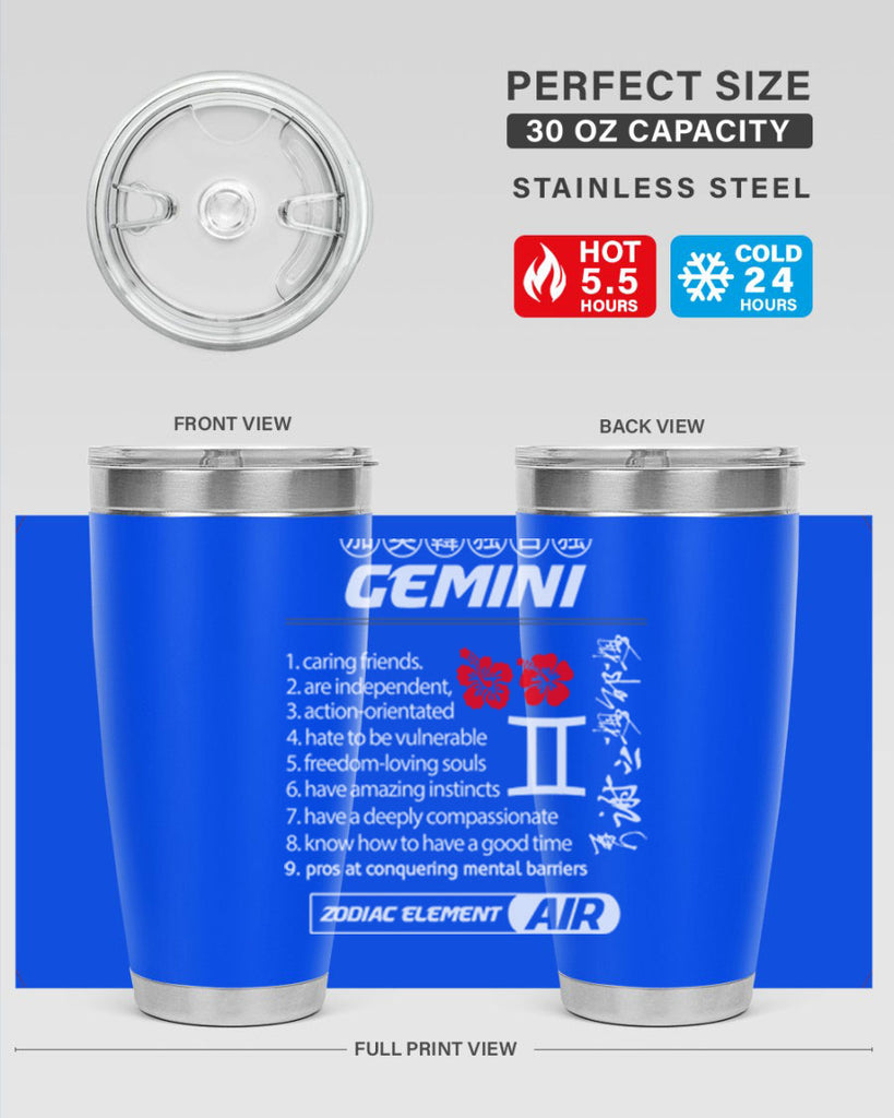 gemini 242#- zodiac- Tumbler