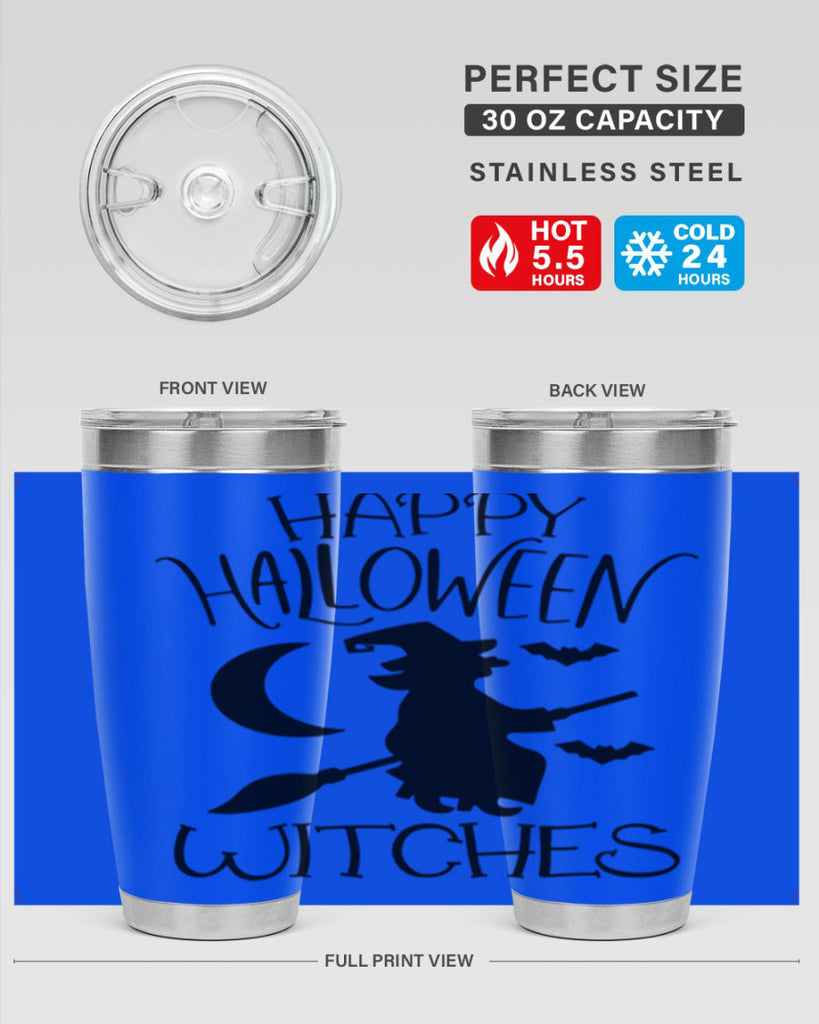 happy halloween witches 63#- halloween- Tumbler