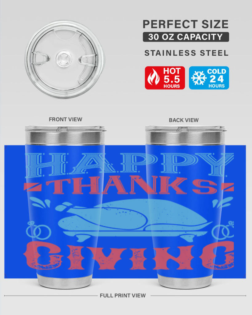 happy thanks giving 36#- thanksgiving- Tumbler