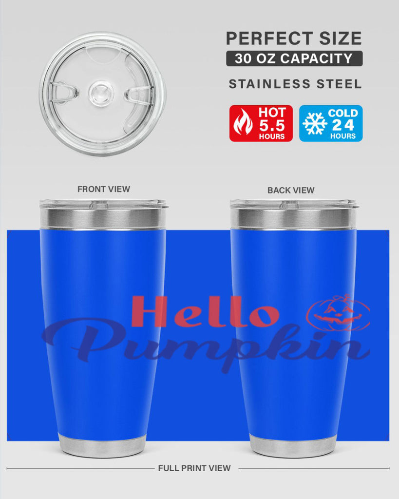 hello pumpkin 288#- fall- Tumbler