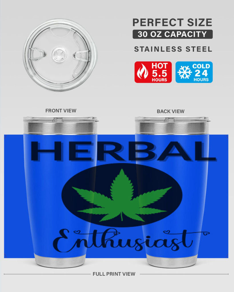 herbal enthusiast 109#- marijuana- Tumbler