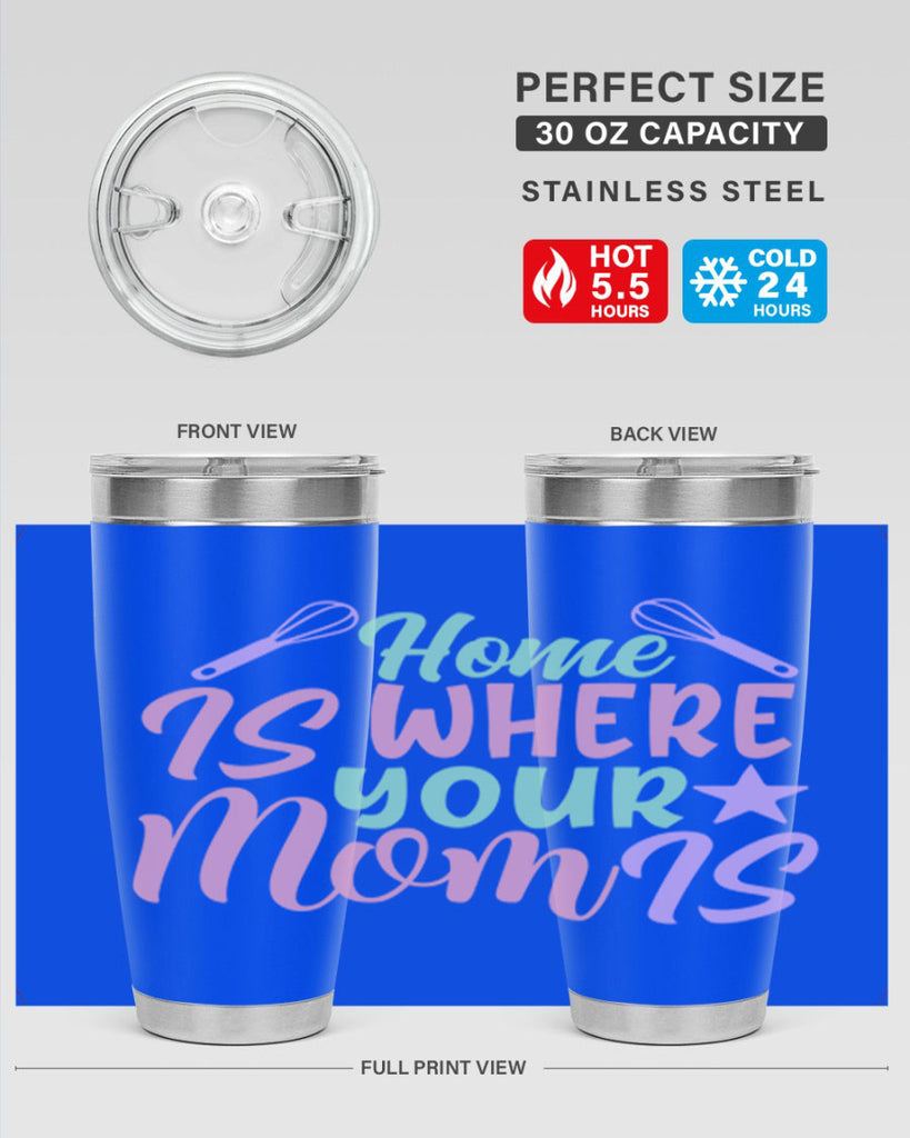home is where your mom is 37#- home- Tumbler
