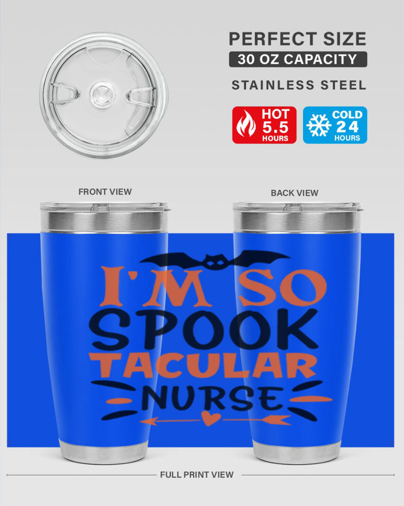 im so spooktacular nurse 111#- halloween- Tumbler