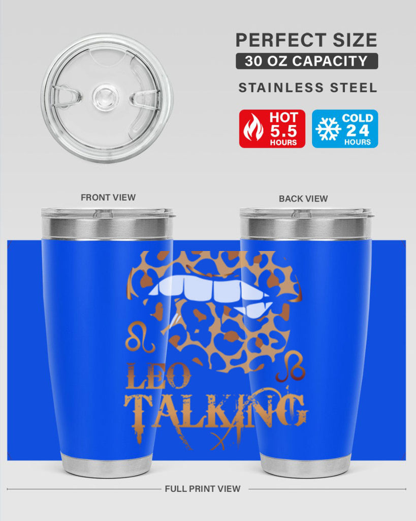 leo king 296#- zodiac- Tumbler