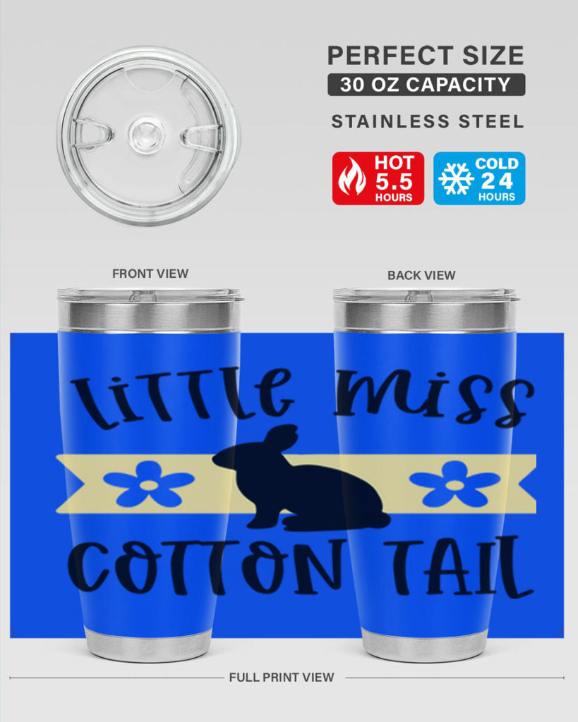 little miss cotton tail 17#- easter- Tumbler