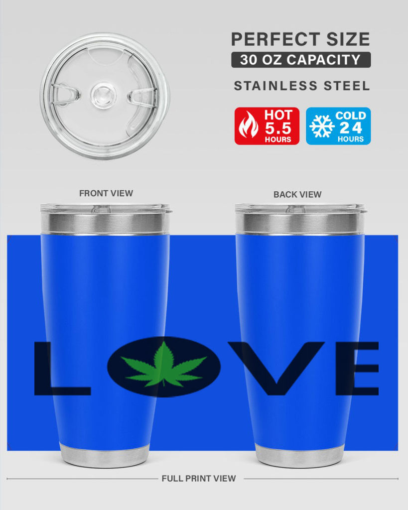 love cannabis 189#- marijuana- Tumbler