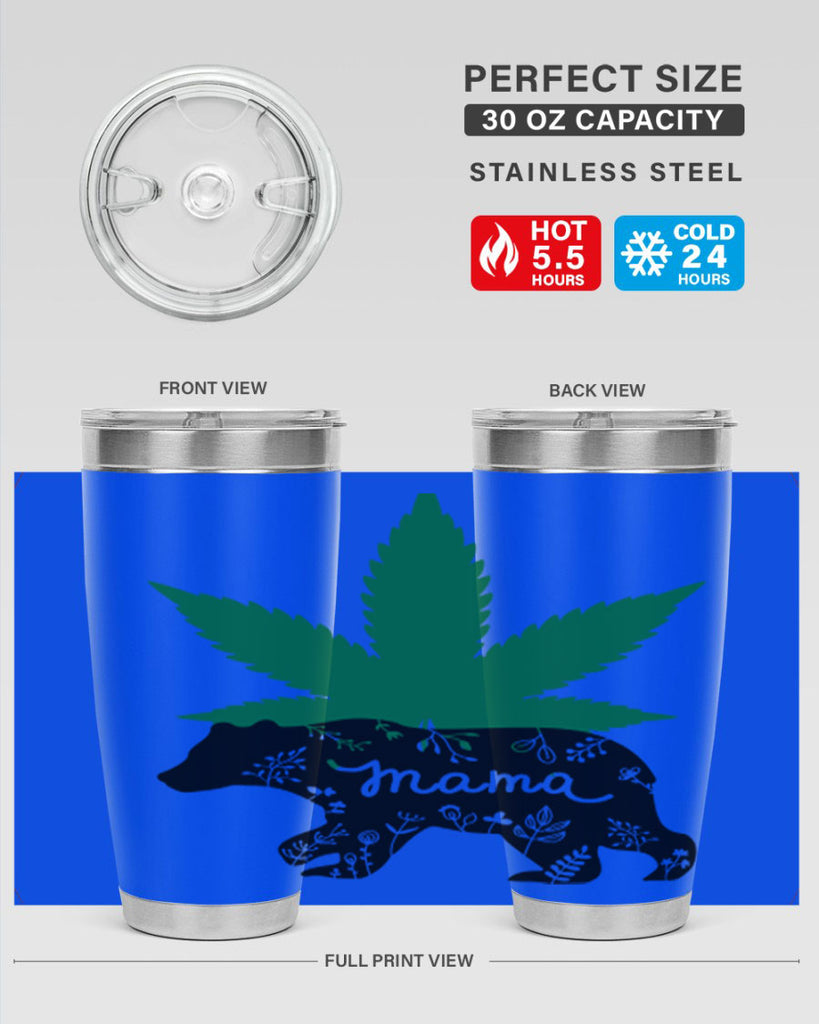 mama bear weed 196#- marijuana- Tumbler