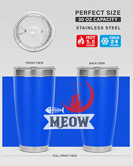 meow Style 70#- cat- Tumbler