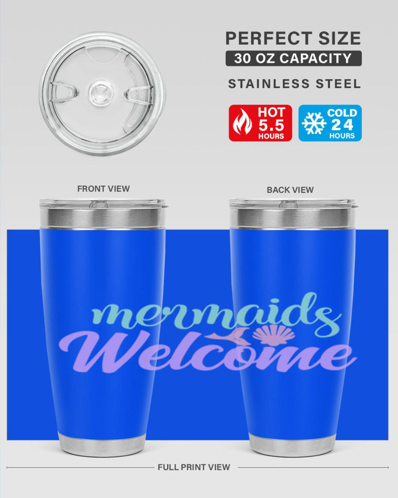 mermaids welcome 6#- mermaid- Tumbler