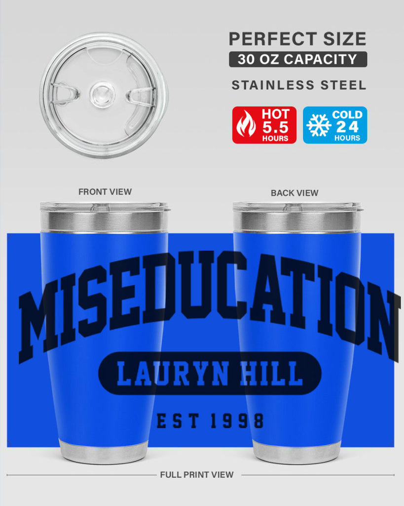 miseducation of lauryn hill college 67#- black words phrases- Cotton Tank