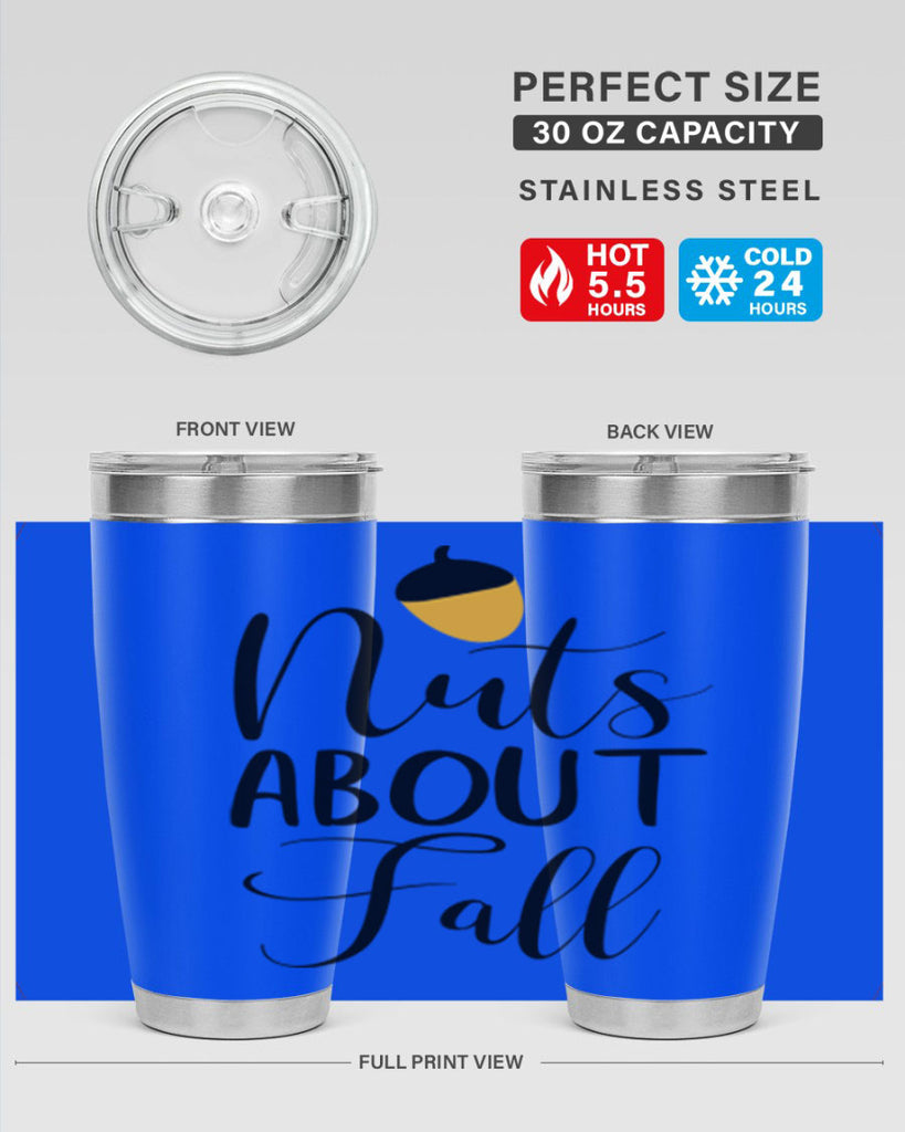 nuts about fall 445#- fall- Tumbler