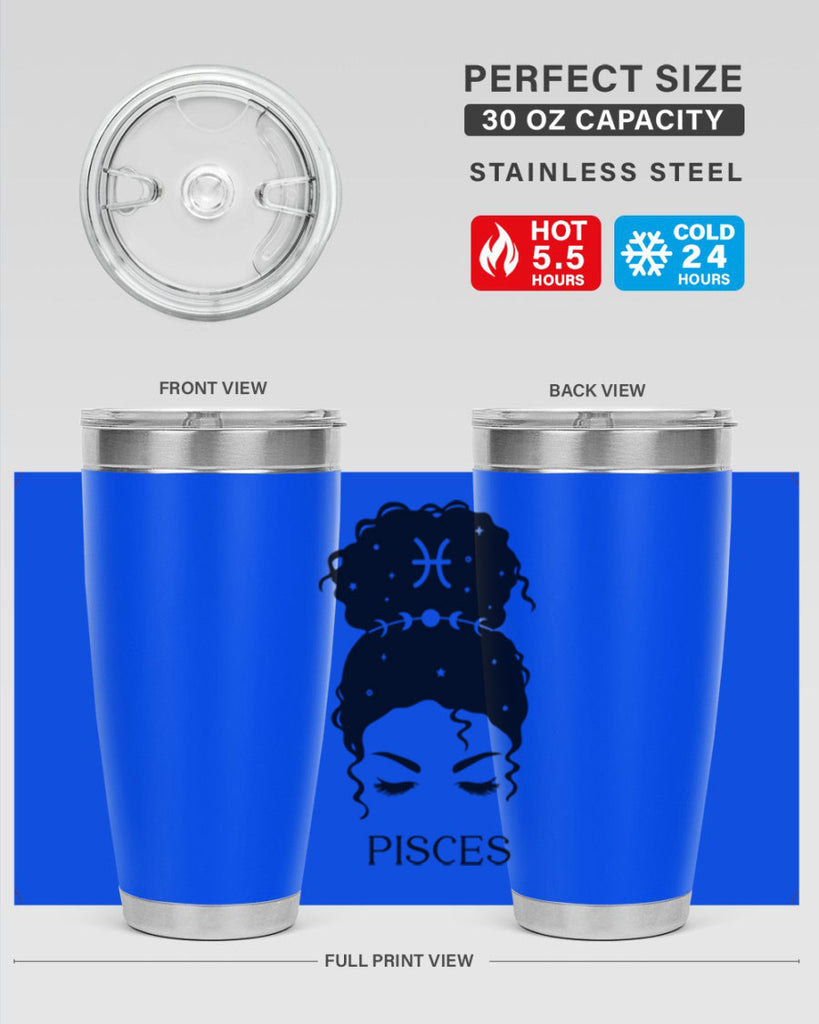 pisces 353#- zodiac- Tumbler