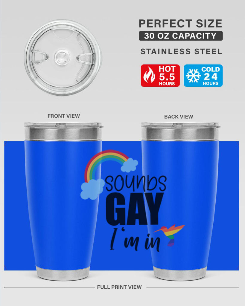 pride sound 45#- lgbt- Tumbler