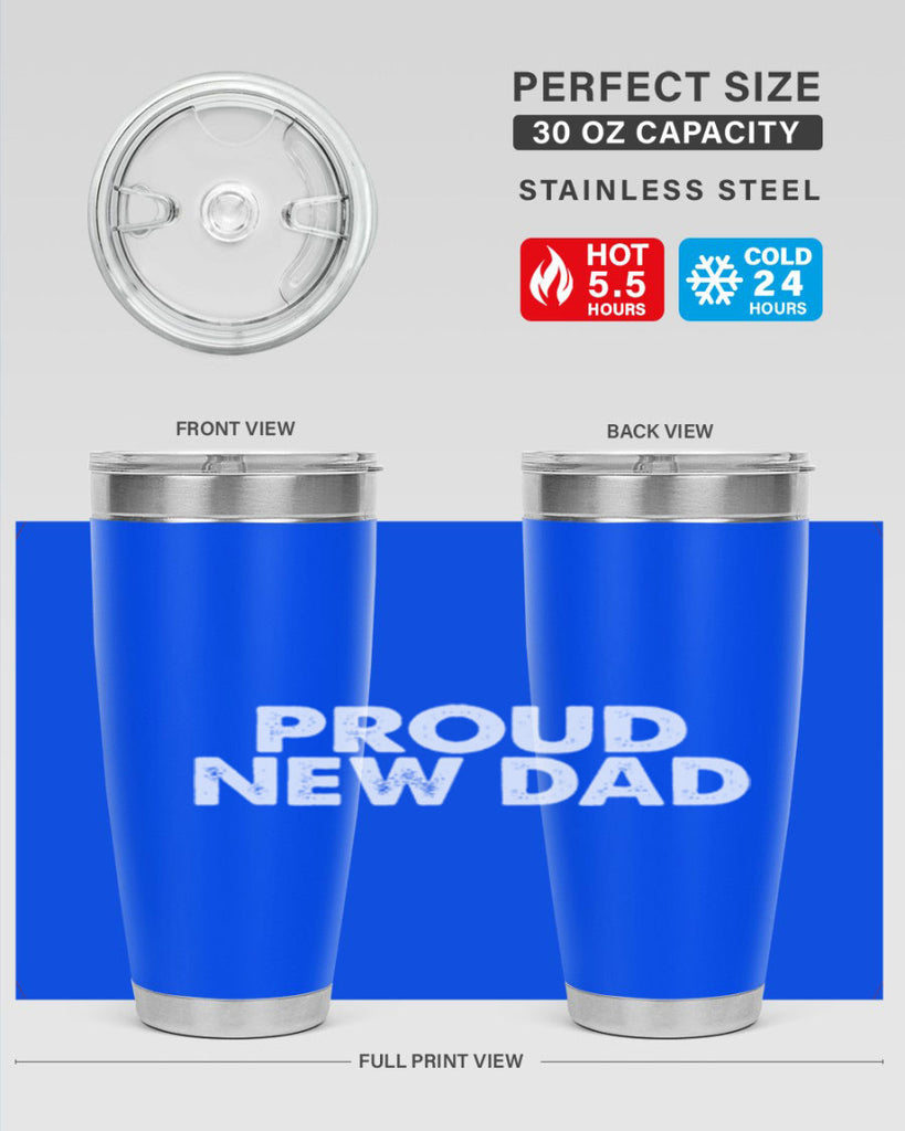 proud new dad 69#- dad- Tumbler