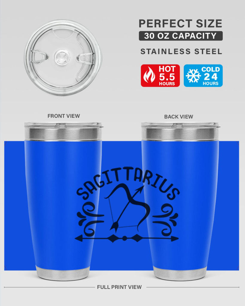 sagittarius 409#- zodiac- Tumbler