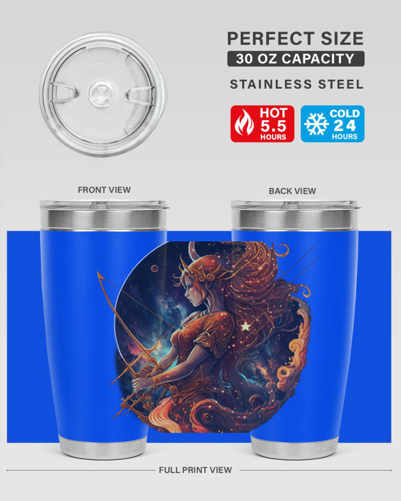 sagittarius 417#- zodiac- Tumbler