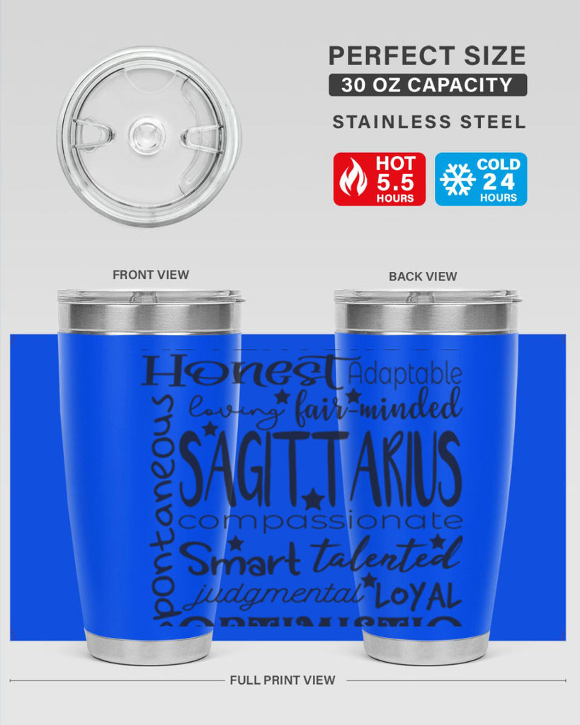 sagittarius 571#- zodiac- Tumbler