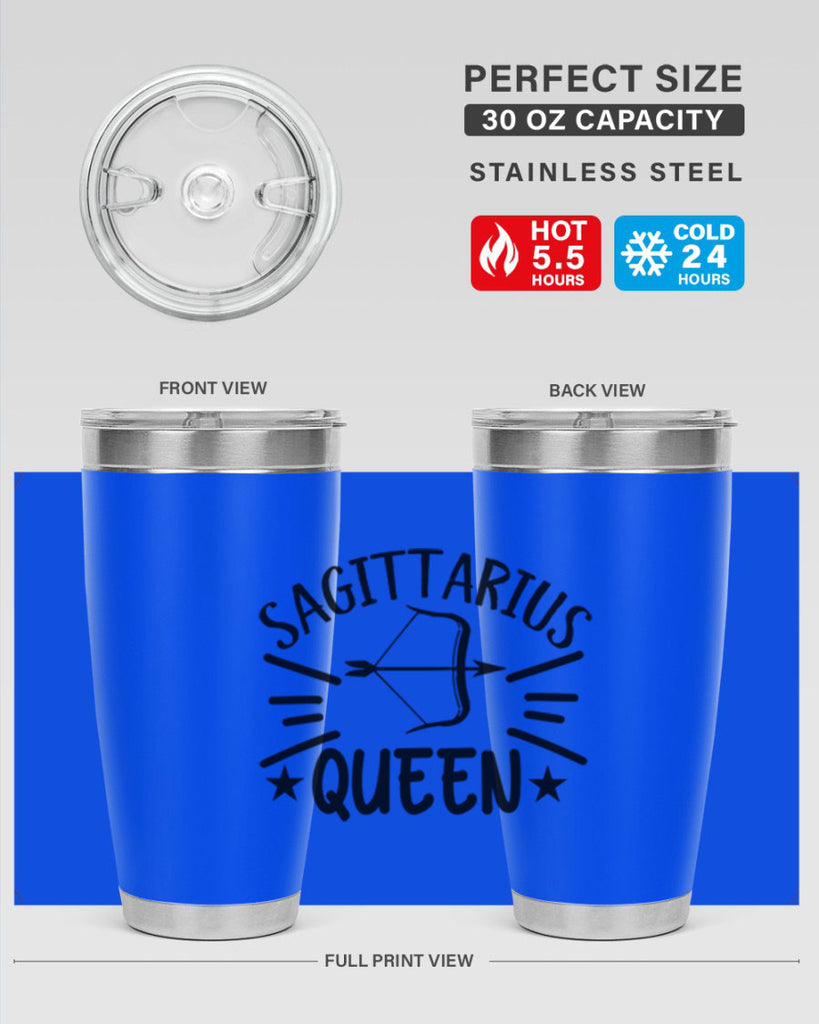 sagittarius queen 411#- zodiac- Tumbler