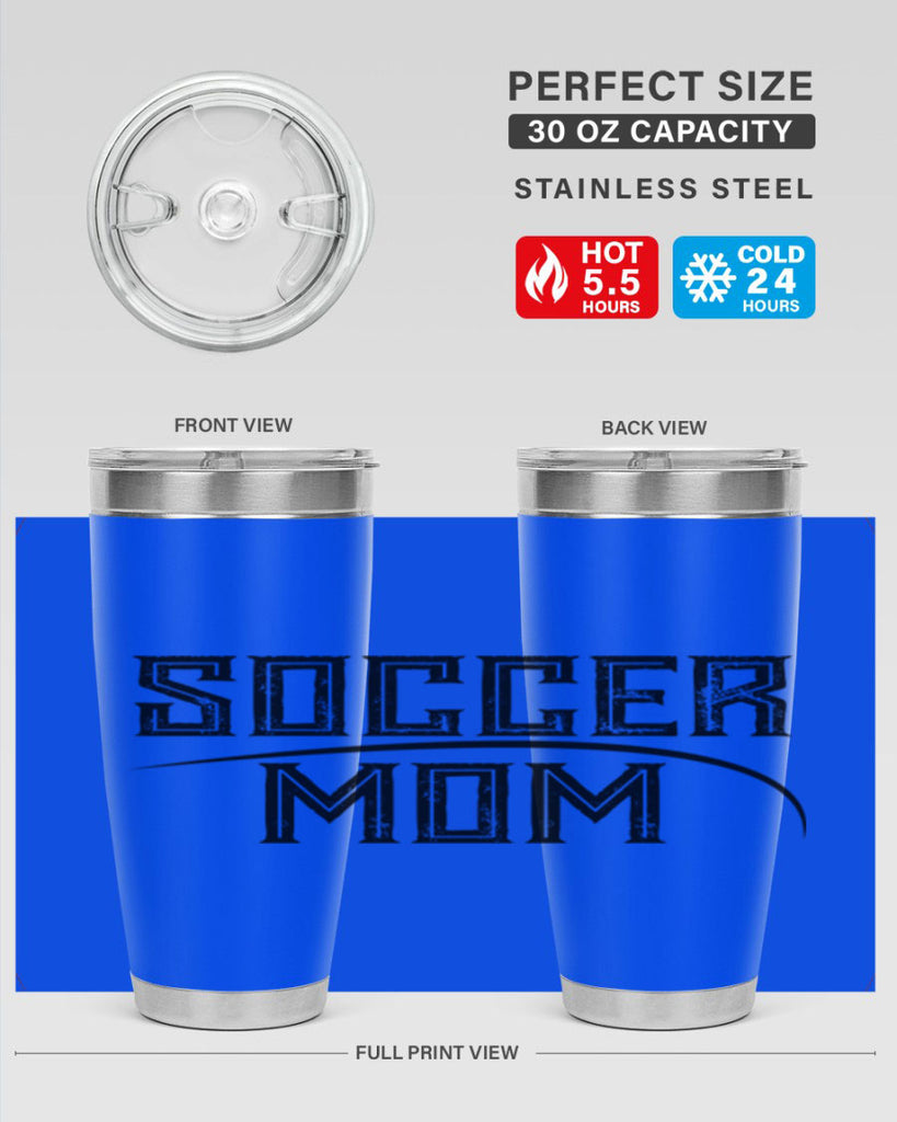 soccer mom 67#- mom- Tumbler