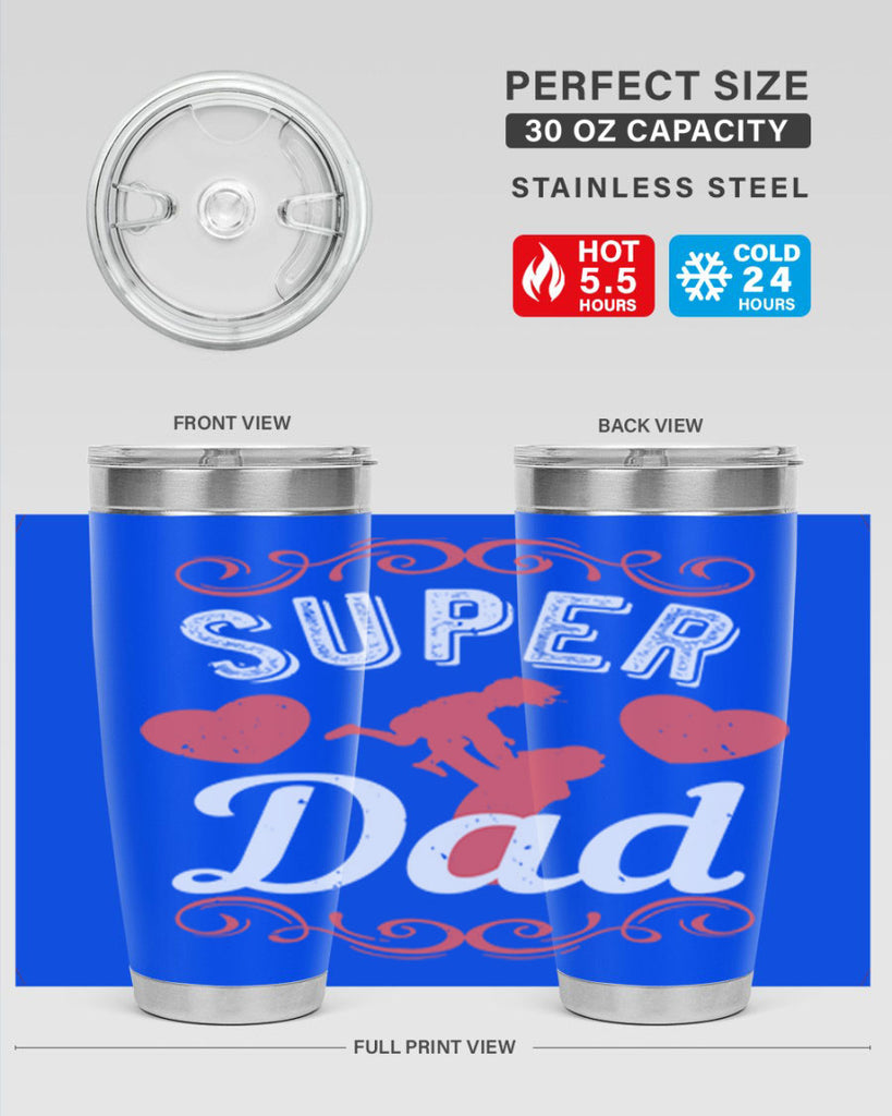 super dad 178#- fathers day- Tumbler