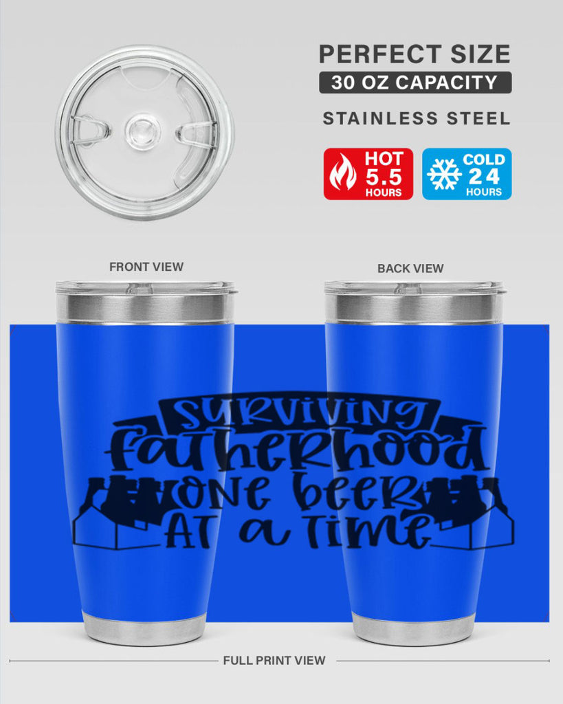 surviving fatherhood one beer at a time 19#- fathers day- Tumbler
