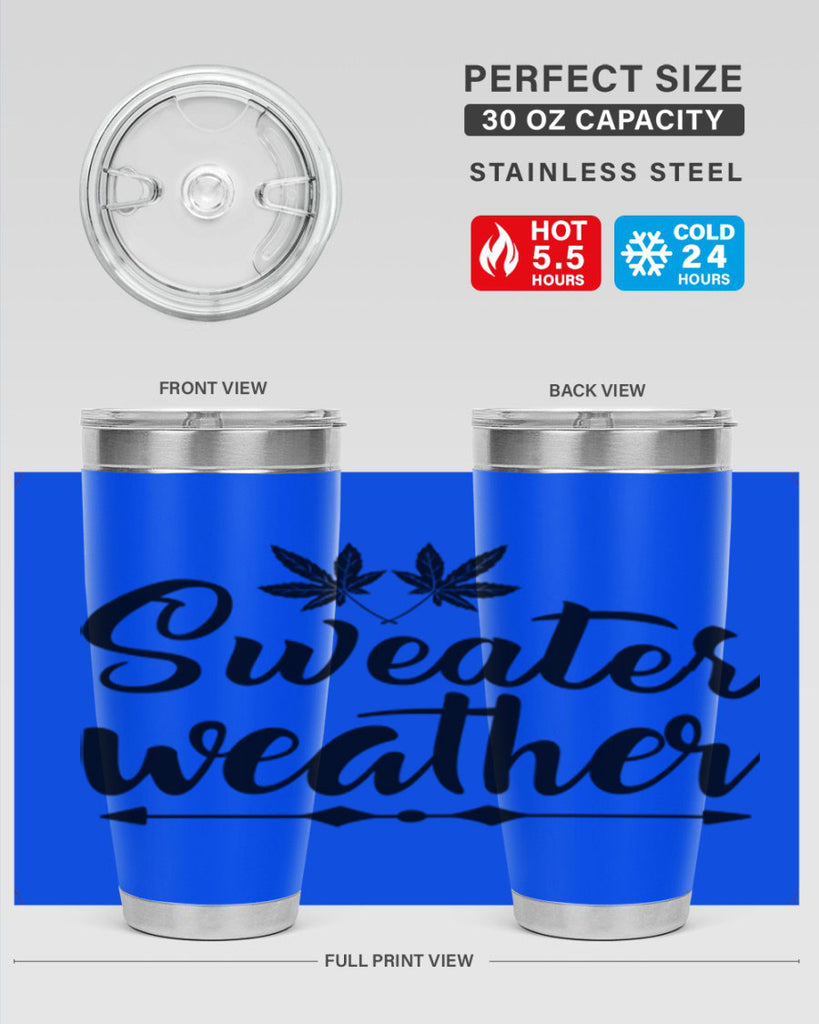 sweater weather 581#- fall- Tumbler