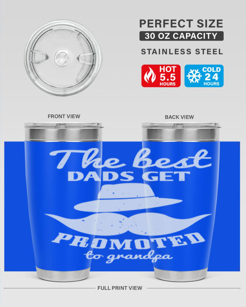 the best dads get promoted 164#- fathers day- Tumbler