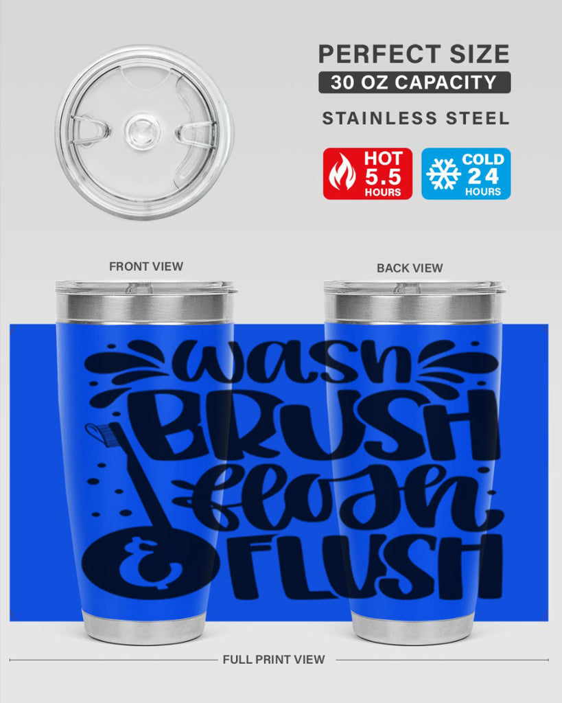 wash brush flosh flush 9#- bathroom- Tumbler